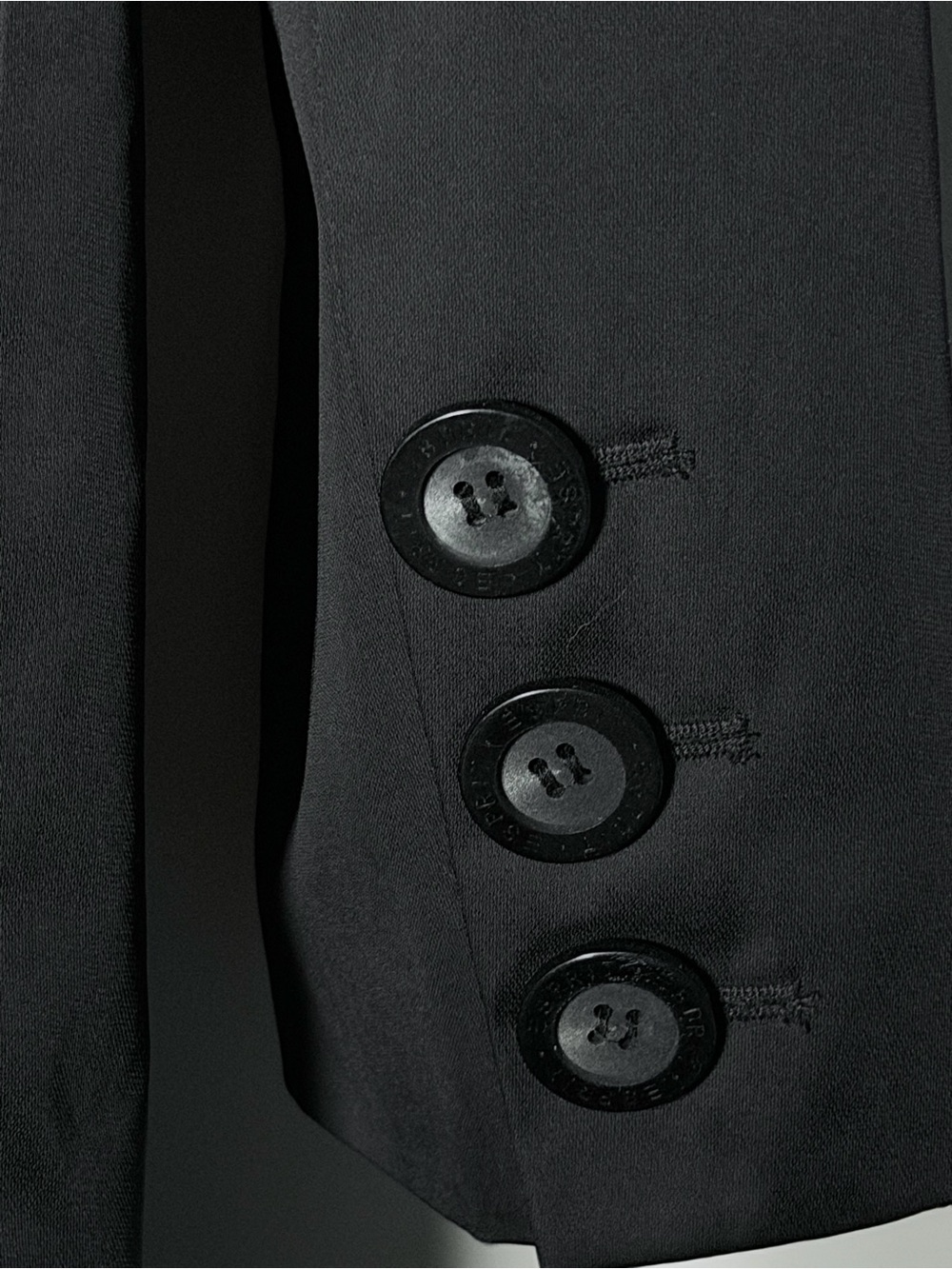Esprit Women’s Black Single-Breasted Trench Coat with Striped Lining Medium - Picture 9 of 12